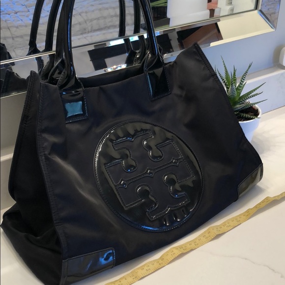 Tory Burch Handbags - Tory Burch Black Ella Nylon Tote oversize bag 😍